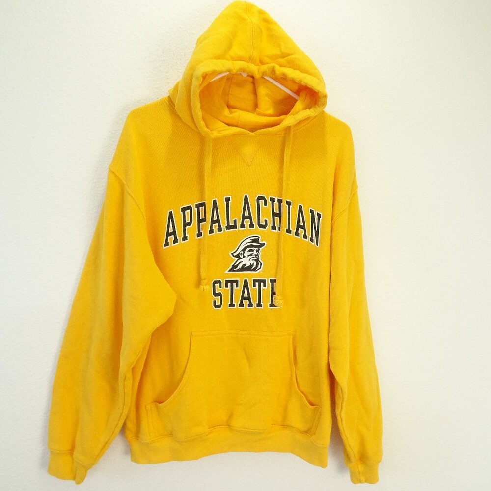 TCX Apparel Pullover Sweat Shirt Appalachian State Men's Hoodie Yellow Medium
